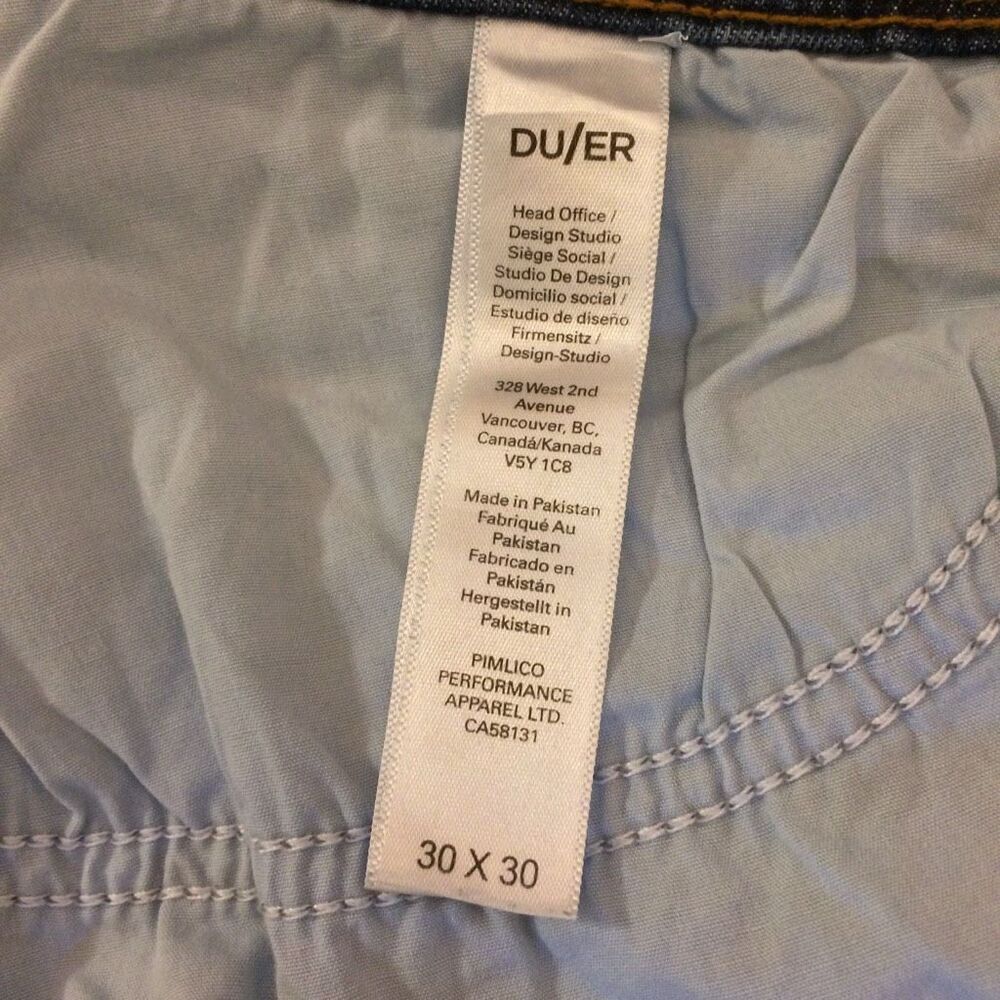 DU/ER l2x relaxed taper jeans 30 men’s - Picture 12 of 13